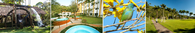 Jardins do Plaza Caldas da Imperatriz Resort